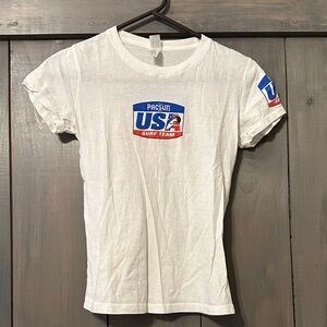 PacSun White USA Surf Team Baby Tee